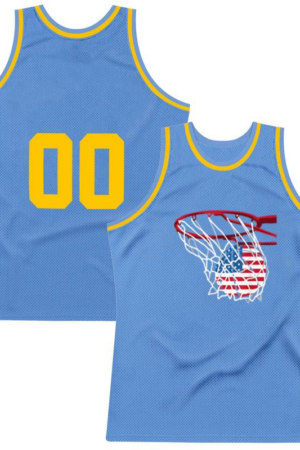 Freezumashop American Patriotic Basketball US Flag Basketball Jersey
