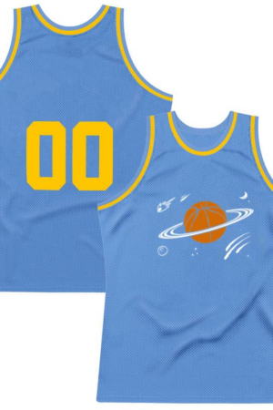 Freezumashop Basketball Sports Planet Saturn Ring Galaxy Space Basketball Jersey