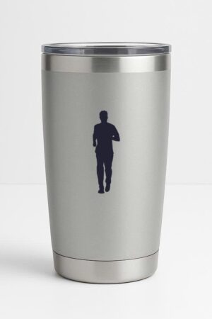 Freezumashop Boy Marathon Running Silhouette Tumbler