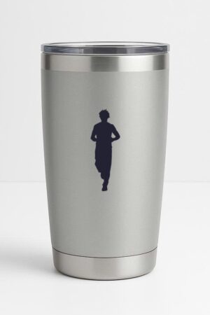 Freezumashop Boy Running Marathon Silhouette Tumbler
