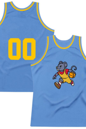 Freezumashop Cartoon Mouse Running With A Basketball Basketball Jersey