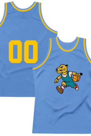 Freezumashop Cartoon Tiger Running With A Basketball Ball PP Basketball Jersey
