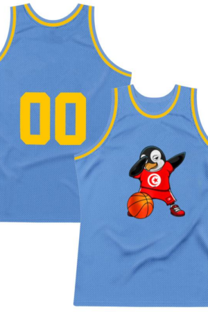 Freezumashop Dabbing Penguin Tunisia Basketball Basketball Jersey