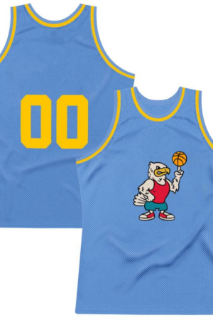 Freezumashop Eagle Mascot Holding A Basketball Ball Basketball Jersey