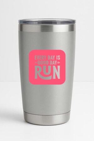 Freezumashop Everyday Is A Good Run Running Badge Cut Out Tumbler