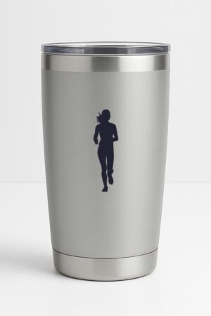 Freezumashop Female Marathon Running Silhouette Tumbler