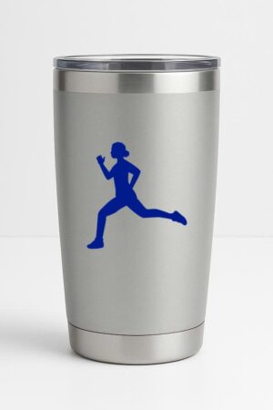 Freezumashop Girl Silhouette Running Tumbler