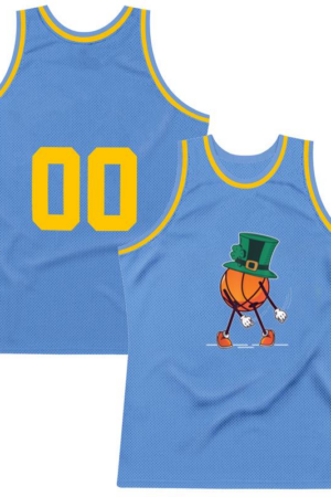 Freezumashop Irish St Patricks Day Hat Basketball Basketball Jersey