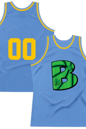Freezumashop Letter B Green Basketball Basketball Jersey