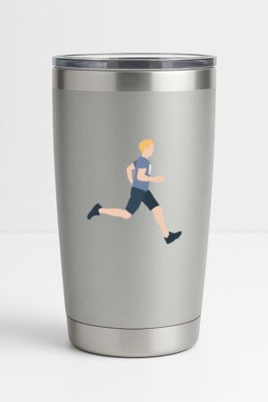 Freezumashop Man Flat Running Tumbler