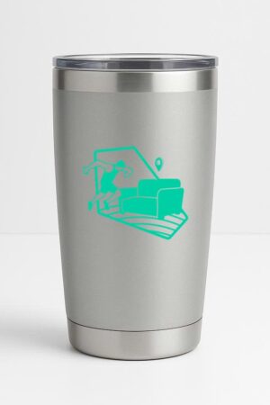 Freezumashop Man Running In Living Room Filled Stroke Tumbler