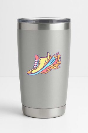 Freezumashop Marathon Fire Running Shoes Clothes Tumbler