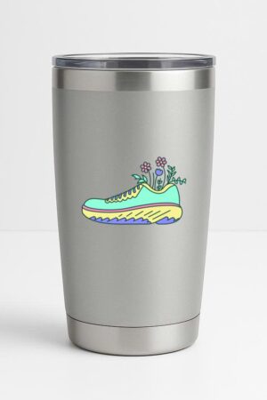 Freezumashop Marathon Flower Running Shoes Clothes Tumbler