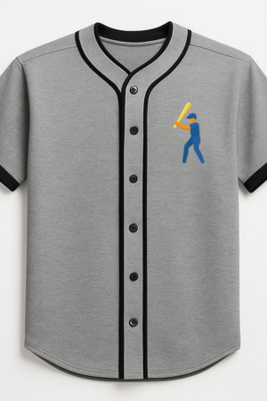 Freezumashop Person With Baseball Bat Flat Baseball Jersey