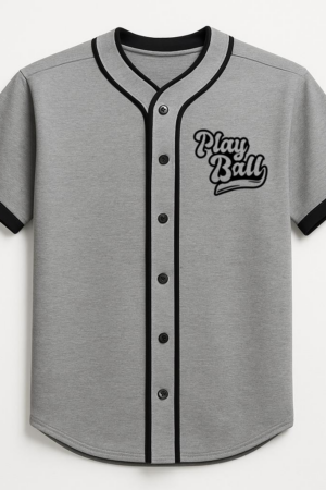 Freezumashop Play Ball Quote Lettering Baseball Jersey