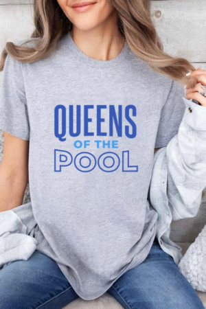 Freezumashop Queens Of The Pool Design Queens T-Shirt