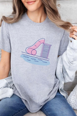 Freezumashop Slide And Swimming Pool Slide T-Shirt