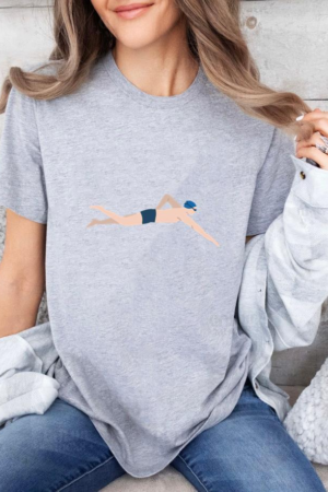 Freezumashop Swimming Front Crawl T-Shirt