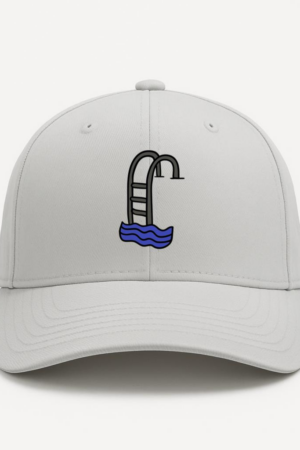 Freezumashop Swimming Pool Ladder Hand Drawn Swimming Cap